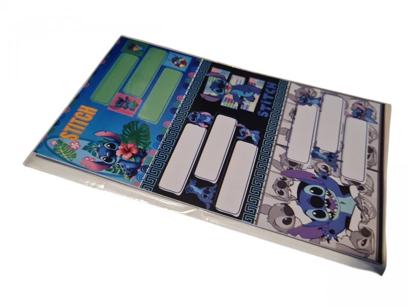 ETIQUETA ESCOLAR FANTASIA X 9 STITCH