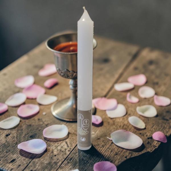 VELA COMUNION 20CM X UNID