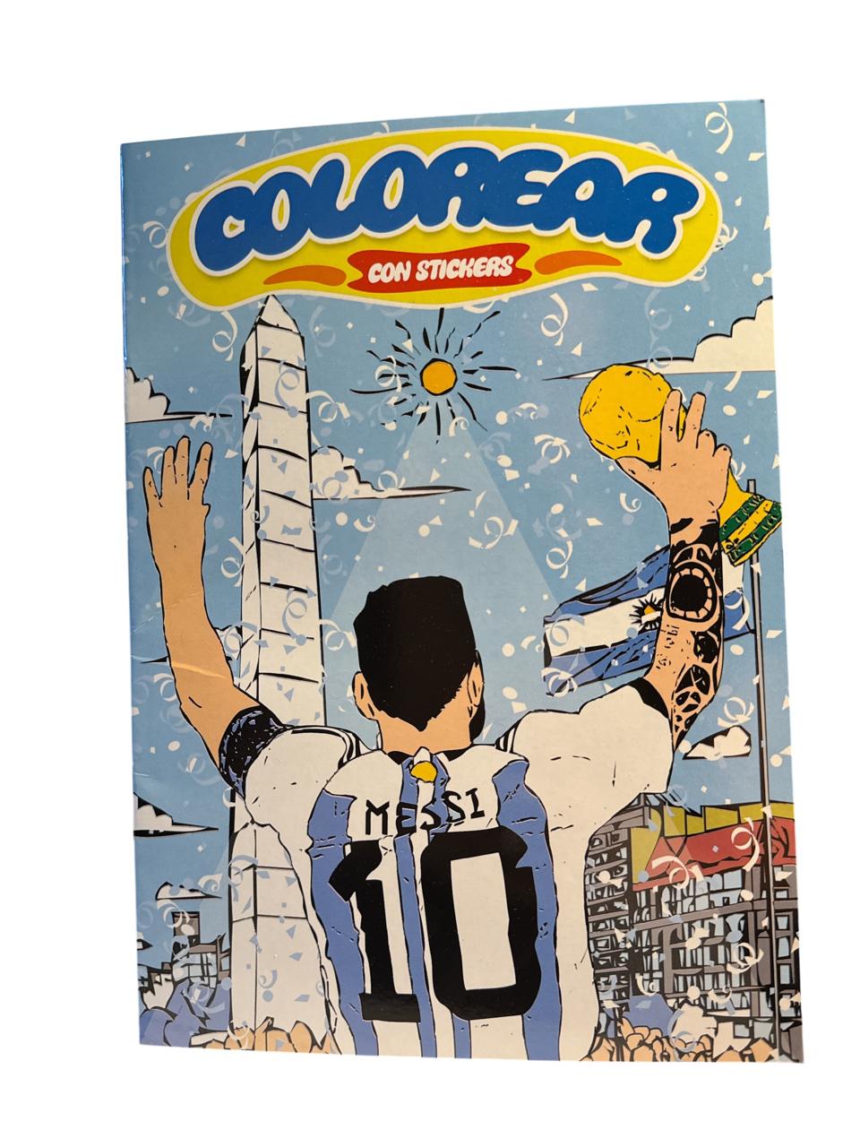 LIBRO P/PINTAR PERSONAJES C/ STICKER Y JUEGOS